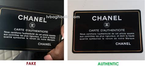 chanel authenticity card real vs fake|not real chanel handbags.